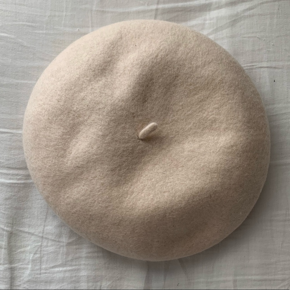 100% wool beret